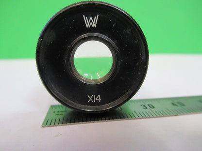 WATSON LONDON UK EYEPIECE 14X OPTICS MICROSCOPE  PART AS PICTURED #H9-C-19