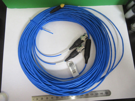 PCB PIEZOTRONICS CABLE 1/4-28 TO TWO BNC 100 FEET 010AYQM AS PICTURED 18-FT-54