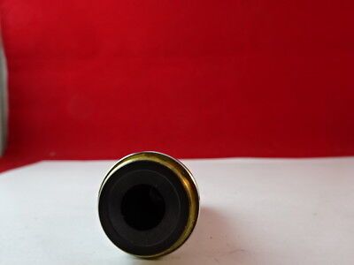 MICROSCOPE PART ZEISS GERMANY OBJECTIVE PH1 10X OPTICS AS IS #88-48