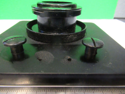 ANTIQUE SPENCER AO STAGE TABLE SPECIMEN MICROSCOPE PART AS PICTURED #R1-B-40