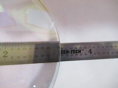 OPTICAL MIL SPEC LARGE BI CONVEX LENS [chipped LASER OPTICS AS PICTURED &8M-A-03