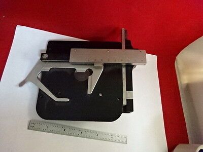 LEITZ GERMANY STAGE TABLE MICROMETER MICROSCOPE PART SM-LUX AS PICTURED &86-70