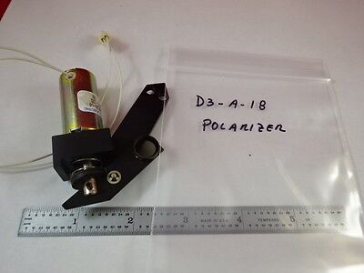 OPTICA MOTORISIERTER POLARISATOR POL OPTICS AS IS #D3-A-18