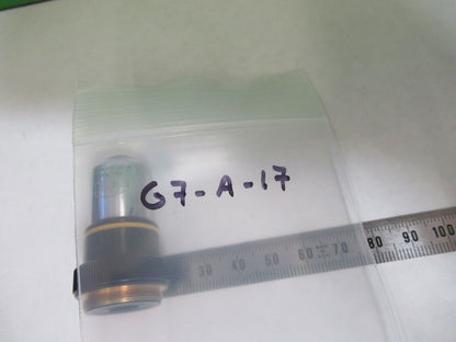 CARL ZEISS 10X /160 LENS OBJECTIVE OPTICS MICROSCOPE PART AS PICTURED &G7-A-17