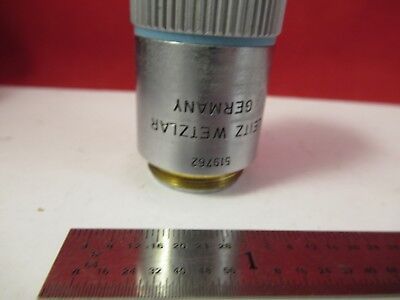 LEITZ GERMANY OBJECTIVE EF 40X /160 MICROSCOPE PART OPTICS AS PICTURED &75-B-13