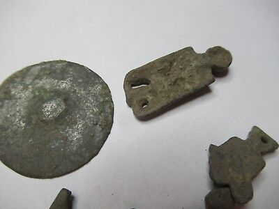 ANTIQUE BRASS BRONZE LOT MEDIEVAL ??? from EUROPE BOG FIND AS PICTURED &3-DT-13