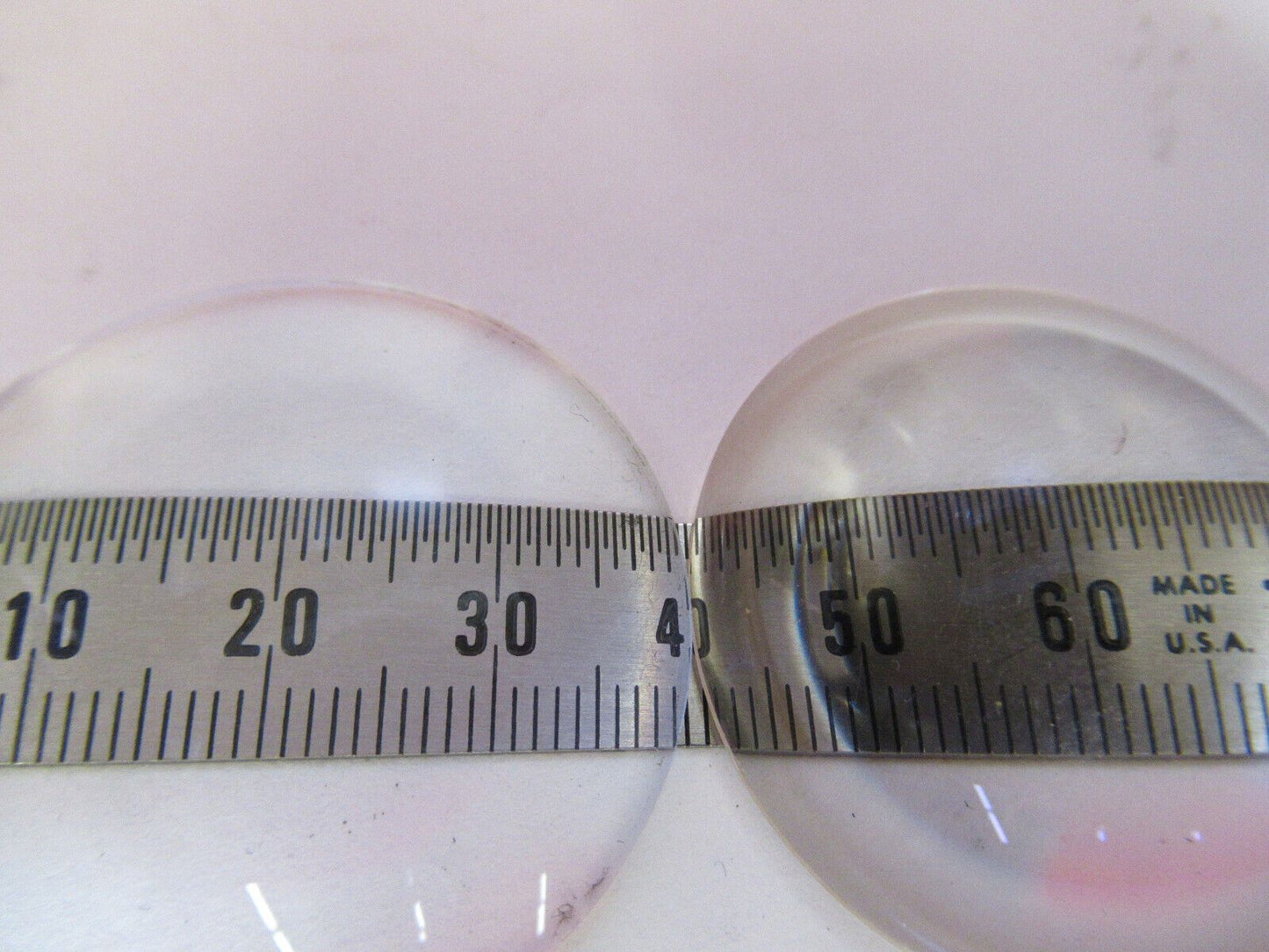 NIKON  JAPAN OPTICAL PAIR PLANO CONVEX LENSES AS PICTURED Y7-B-14