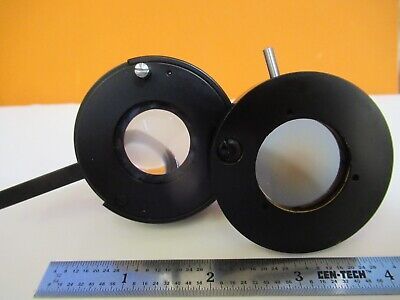 CARL ZEISS GERMANY CONDENSER IRIS POLARIZER MICROSCOPE AS PICTURED &1E-C-17