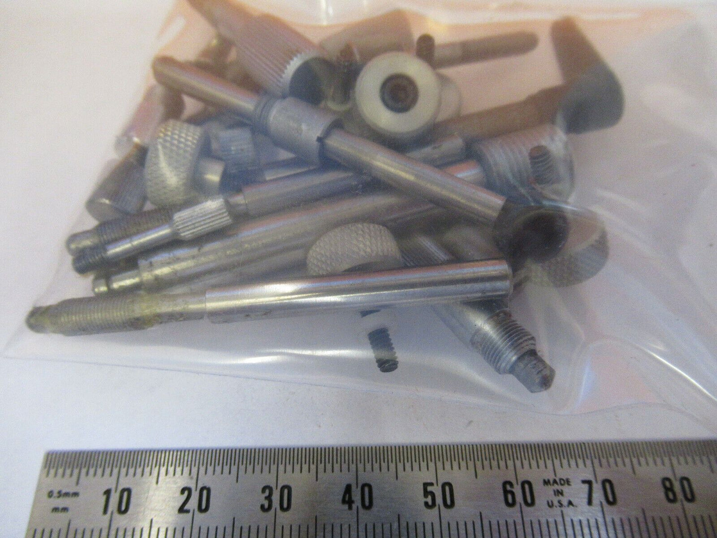 LOT ZEISS  WILD HEERBRUGG ASSORTED SCREWS MICROSCOPE PART AS PICTURED &W3-B-74