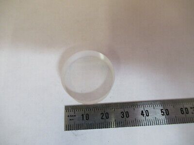 OPTICAL FLAT POLISH DULL SIDES OPTICS AS PICTURED &P2-A-136