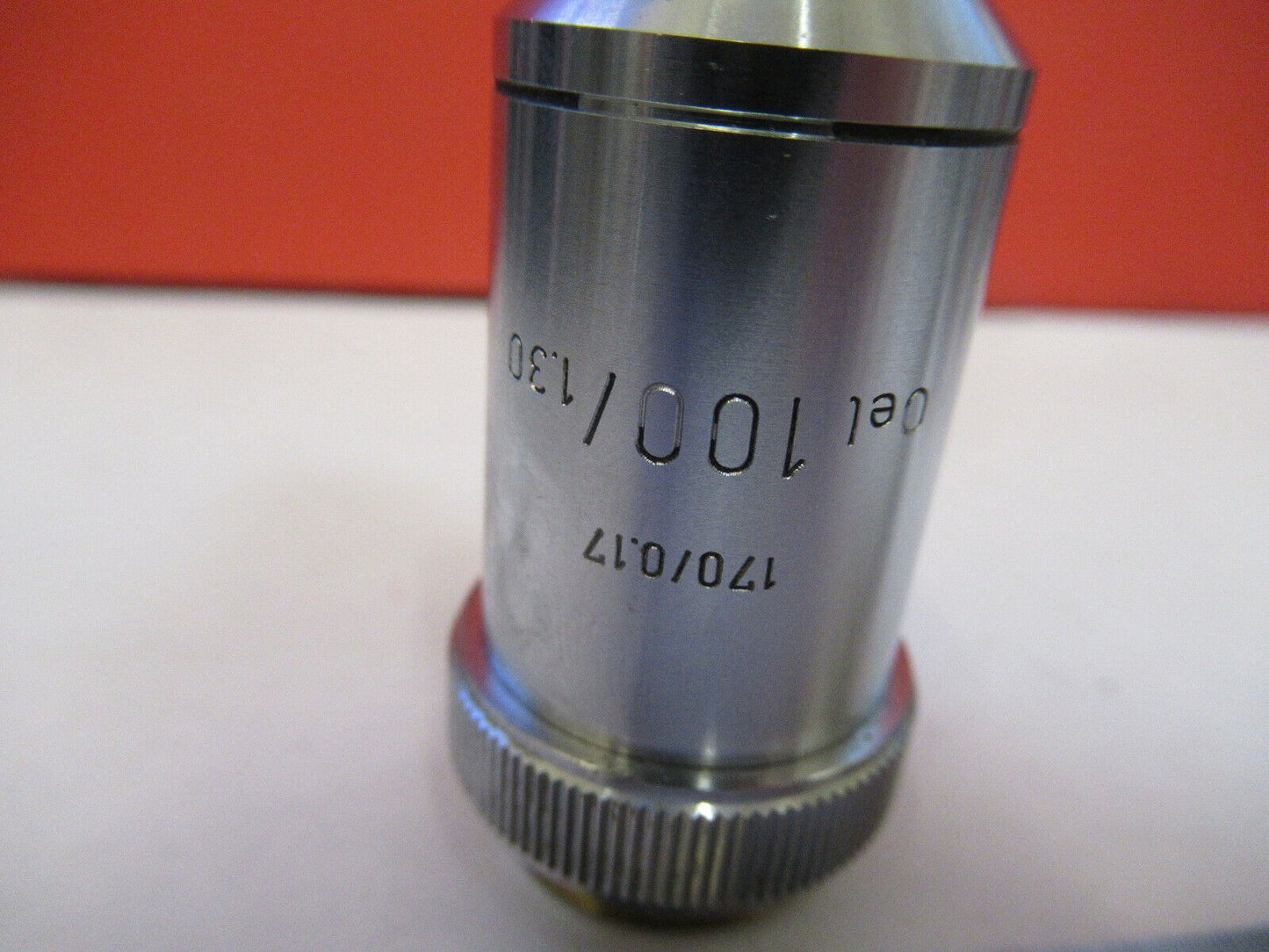 LEITZ WETZLAR OBJECTIVE 100X /170 LENS MICROSCOPE PART AS PICTURED &8Z-A-08