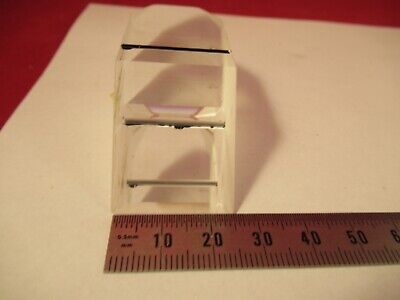 NIKON JAPAN GLASS PRISM HEAD MICROSCOPE PART OPTICS AS PICTURED &14-A-25