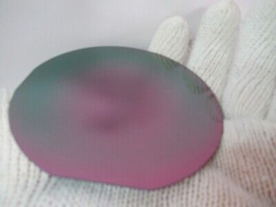 VERY NICE SAPPHIRE WAFER SINGLE CRYSTAL PLATINUM COATED AS PICTURED &7B-B-150