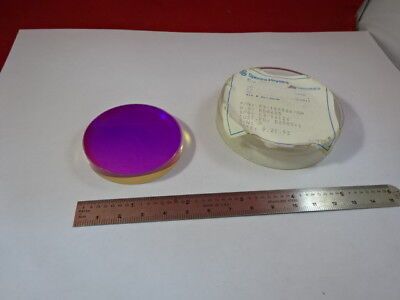 OPTICAL ZERODUR DICHROIC MIRROR SPECTRA PHYSICS LASER OPTICS AS PICTURED &92-91