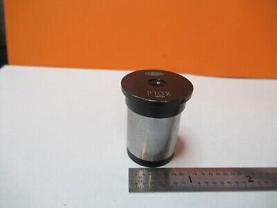 OLYMPUS JAPAN P10X LENS EYEPIECE MICROSCOPE PART OPTICS AS PICTURED &85-B-122