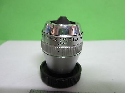 MICROSCOPE PART OBJECTIVE LEITZ NPL 20X DF INFINITY ERGOLUX OPTICS AS IS S9-38