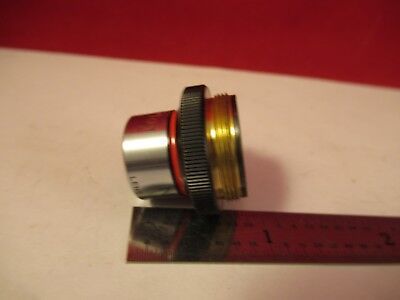 NIKON JAPAM OBJECTIVE PLAN 4X MICROSCOPE PART OPTICS AS PICTURED &75-B-16