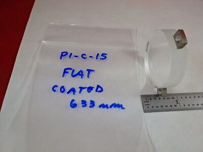 OPTICAL COATED FLAT LASER OPTICS AS IS BIN#P1-C-15