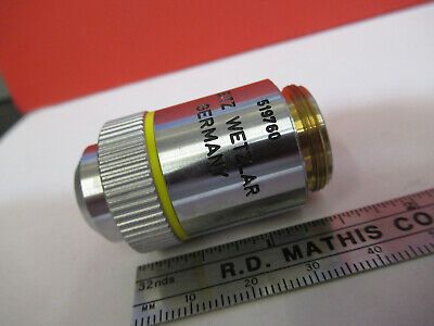 LEITZ WETZLAR 519760 OBJECTIVE EF 10X /160  MICROSCOPE PART AS PICTURED &B1-B-90