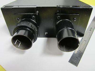 HEAD LEITZ WETZLAR GERMANY MICROSCOPE PART AS IS OPTICS BIN#G9-B-22