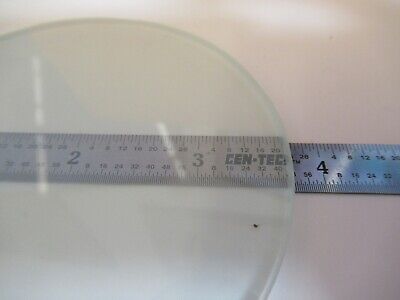 GLASS POLISH DULL STAGE TABLE SPECIMEN MICROSCOPE PART AS PICTURED &1E-C-63