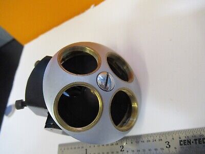 VICKERS UK ENGLAND NOSEPIECE ASSEMBLY MICROSCOPE PART AS PICTURED &1E-C-60