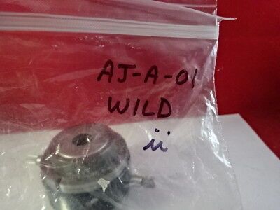 WILD SWISS CENTERING ADAPTER OPTICAL MICROSCOPE PART OPTICS AS IS &AJ-A-01