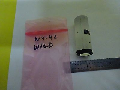 MICROSCOPE PART WILD HEERBRUGG SWISS LENS from EYEPIECE OPTICS AS IS BIN#W4-42