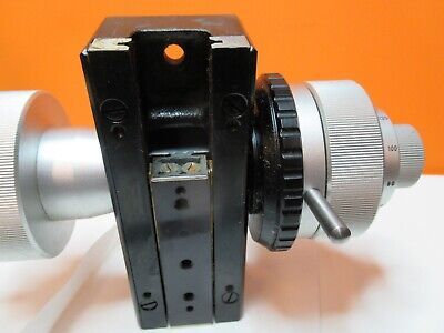 NIKON JAPAN MICROMETER STAGE KNOBS MICROSCOPE PART AS PICTURED #FT-5-04