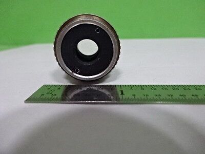 MICROSCOPE PART OBJECTIVE NIKON 4X OPTICS AS IS #4T-B-09