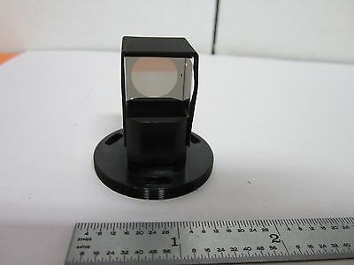 MICROSCOPE PART BEAM SPLITTER CUBE COATED OPTICS AS IS BIN#K2-23