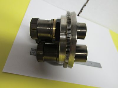 MICROSCOPE PART WYKO OBJECTIVE TURRET INTERFEROMETER OPTICS AS IS BIN#H6-22