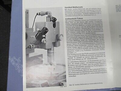 LEITZ GERMANY BROCHURE MEASURING TOOLMAKER MICROSCOPE PART AS PICTURE &A9-A-118