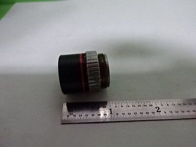 MICROSCOPE PART OBJECTIVE NIKON 4X OPTICS AS IS #4T-B-09