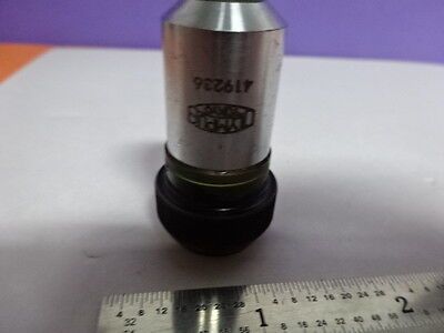 OLYMPUS JAPAN OBJECTIVE M40 MICROSCOPE PART OPTICS AS PICTURED &Z6-08