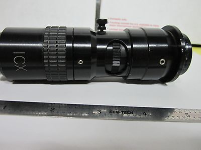 OPTICAL D.O. INDUSTRIES 6000 II MICROSCOPE CAMERA ADAPTER ZOOM OPTICS BIN#Q1-10