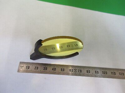 NIKON JAPAN GREEN MOUNTED FILTER OPTICS MICROSCOPE PART AS PICTURED &Q9-A-101