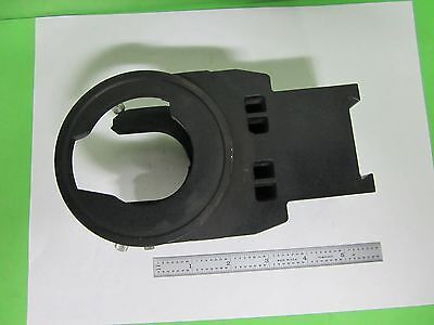 MICROSCOPE PART OLYMPUS OPTICS CONDENSER HOLDER AS IS BIN#64-10