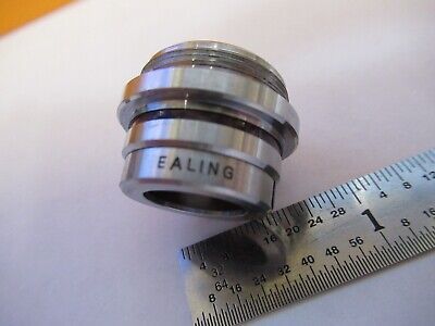 EALING 5X OBJECTIVE LENS MICROSCOPE PART OPTICS AS PICTURED &85-B-92