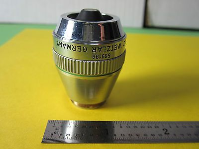 OPTICAL MICROSCOPE OBJECTIVE HL 20X DF LEITZ WETZLAR GERMANY OPTICS BIN#26-20