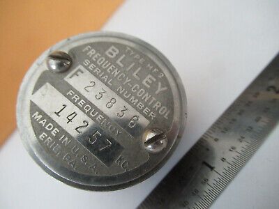 ANTIQUE QUARTZ CRYSTAL BLILEY HF2 FREQUENCY CONTROL RADIO AS PICTURED &F2-A-224