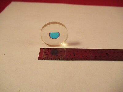 OPTICAL FLAT COATED CENTER LENS ZERODUR RING LASER GYRO PART PRO OPTICS &84-B-39