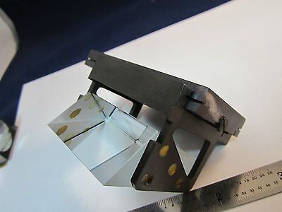 LEITZ WETZLAR GERMANY MICROSCOPE PART v PRISM HEAD OPTICS BIN#20