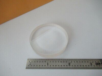 OPTICAL FLAT FUSED SILICA 2" DIAMETER LASER OPTICS AS PICTURED &F5-A-09