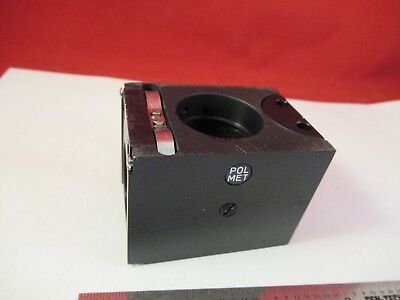 REICHERT POLYVAR POL MET CUBE POLARIZER FILTER MICROSCOPE PART OPTICS &J9-B-07