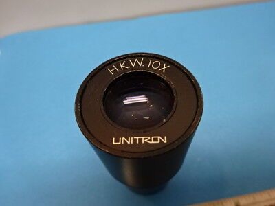 UNITRON HKW10X EYEPIECE OCULAR MICROSCOPE PART OPTICS AS IS &90-A-14