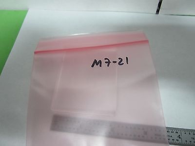 OPTICAL FLAT BLOCK BK7 GLASS  LASER OPTICS  BIN#M7-21