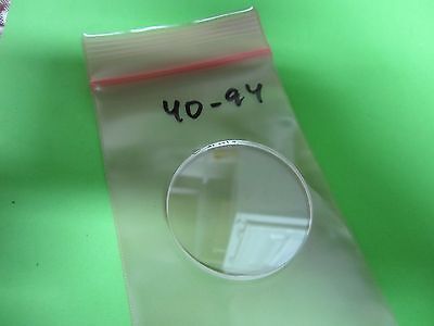 OPTICAL WINDOW FLAT MIL SPEC LASER OPTICS [some scratches] BIN#40-94