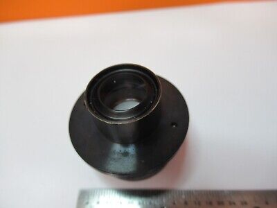 LEITZ WETZLAR BRASS MOUNTED LENS PLOE 154444 MICROSCOPE PART AS PICTURED 8C-A-21