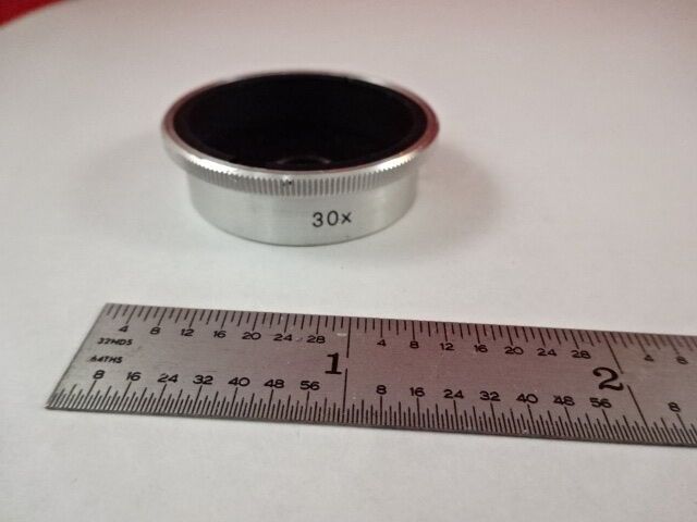 MICROSCOPE PART 30X PHASE UNKNOWN MAKER OPTICS AS IS #X9-A-62B